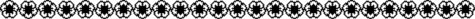 black flower divider