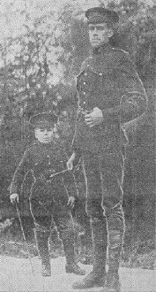1915 picture of John Bruce and Billy Nevard copied from The Vancouver Daily Province Newspaper