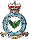 No 9 Bomber Squadron Crest